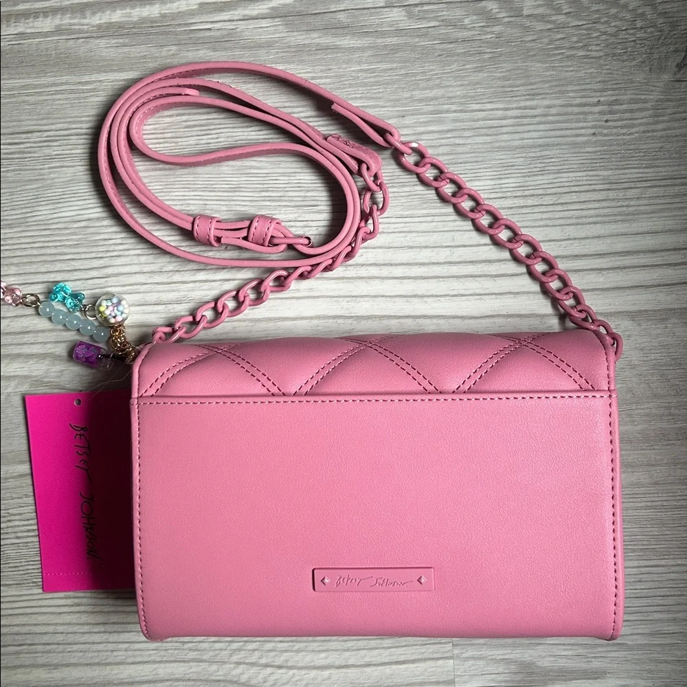 🐻 Gummy Bear Quilted Betsey Johnson Crossbody Bag NWT - Picture 3 of 14